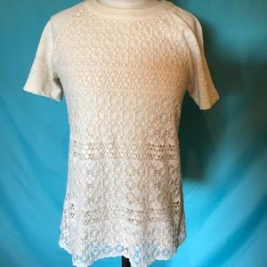 Madewell lace blouse